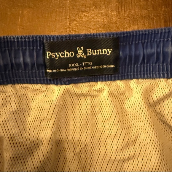 Psycho Bunny Royal Blue Swim Trunks XXL - Picture 6 of 8